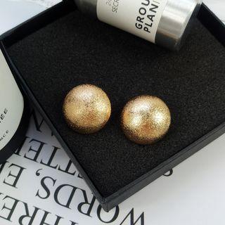Button Stud Earring