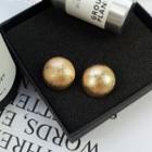 Button Stud Earring