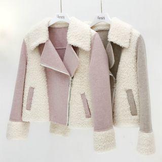 V-neck Cropped Jacket