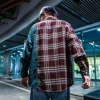 Patchwork Checker Shirt
