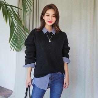 Crewneck Alpaca Blend Sweater