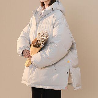 Snap Button Padding Hood Jacket