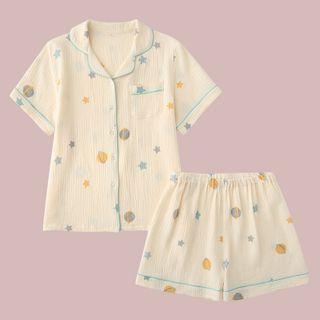 Couple Matching Short-sleeve Shirt / Shorts / Long-sleeve Shirt / Pants