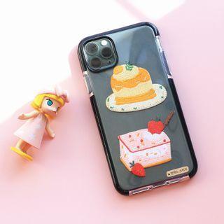 Cake Embroidered Applique Patch / Brooch