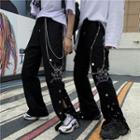 Couple Matching Embroidered Drawstring Pants