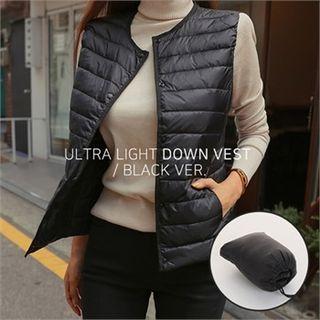 Light Duck-down Padded Vest