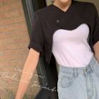 V-neck Single-button Bolero