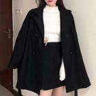 Mini A-line Skirt / Double-breasted Coat
