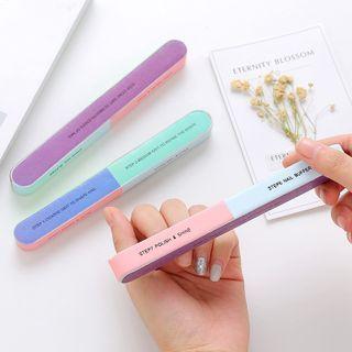 Two-tone Nail File 1 Pc - Color Chosen At Random - One Size