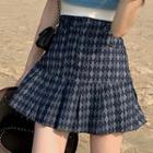 Patterned Denim Skirt