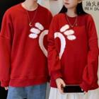 Couple-matching Print Sweatshirt