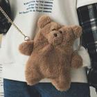 Furry Bear Crossbody Bag
