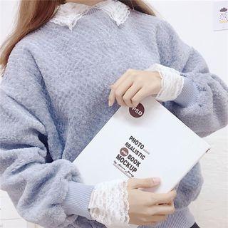 Long-sleeve Mesh Top (various Designs)