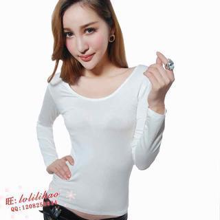 Long-sleeve Open-back Top