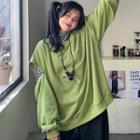 Cutout Sweatshirt / Zip-up Jacket / T-shirt