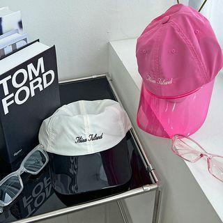 Transparent-brim Nylon Sun Cap