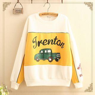 Car Print Pullover