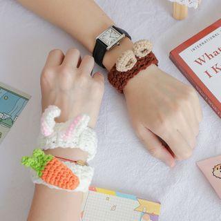 Knit Rabbit Ear / Carrot Bracelet