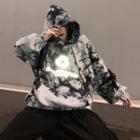 Printed Oversize Hoodie As Shown In Figure - One Size