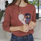 Velvet-patched Printed T-shirt