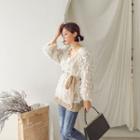 Wrap-front Fringed Top