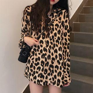 Leopard Print Shirt Leopard - One Size