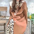 Doll Collar Button-up Long Coat