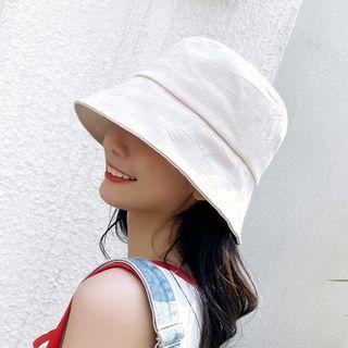 Plain Bucket Hat Xmz168 - Coffee - One Size