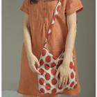 Dotted Crossbody Bag Dots - Tangerine - One Size