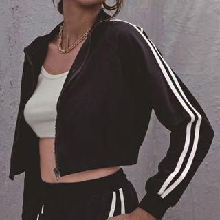 Strip-side Zip Jacket