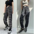 Plaid Loose-fit Joggers