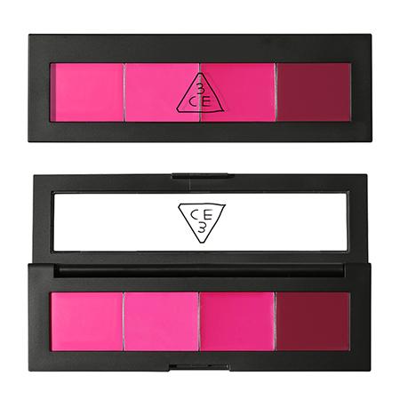 3 Concept Eyes - Lip Color Palette (actress Pink) 1 Pc