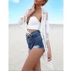 Fringed Lace Cover-up