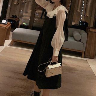 Set: Shirt + Pinafore Dress