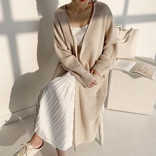 Lightweight Knit Long Cardigan