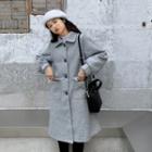 Long Coat / Set: Bell-sleeve Jacket + Skirt