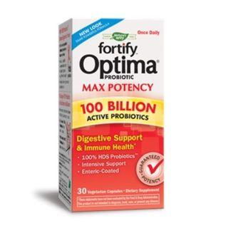 Natures Way - Fortify Optima Max Potency 100 Billion Probiotic, 30 Veg Cap 30 Veg Capsules