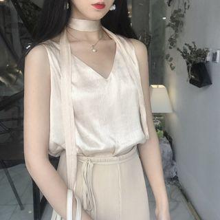 Tie-neck Tank Top