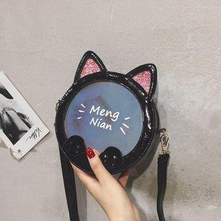 Cat Round Crossbody Bag