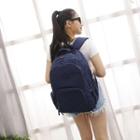 Nylon Side Pocket Backpack
