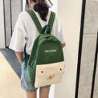Canvas Planet Embroidery Backpack