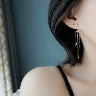 Crisscross Dangle Earring