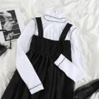 Frilled Long-sleeve Top / Jumper Dress