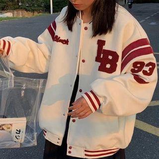 Baseball Jacket / Print Hoodie