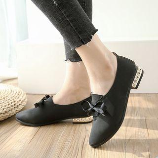 Lace Up Flats Low Heel Pumps