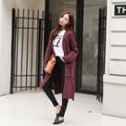 Pocketed Long Knit Cardigan