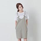 Strapped Jumper Skirt