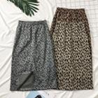 Reversible Leopard-print Midi Skirt