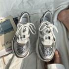 Sequin Chunky Platform Sneakers