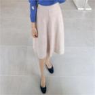 Plain A-line Flare Skirt